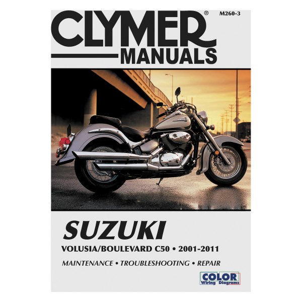 Clymer® - Suzuki Volusia & Boulevard C50, 2001-2017 Repair Manual