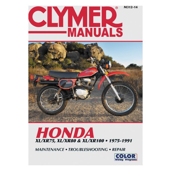 Clymer® - Honda XL/XR75, XL/XR80 & XL/XR100 1975-1991 Manual