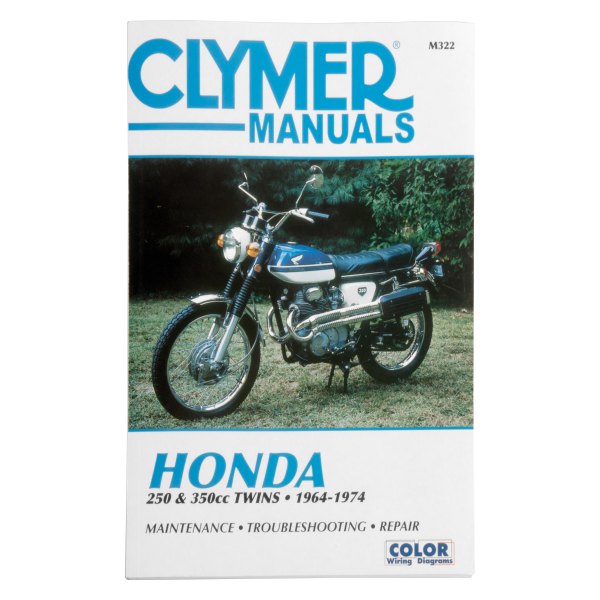 Clymer® - Honda 250 & 350 CC Twins, 1964-1974 Repair Manual
