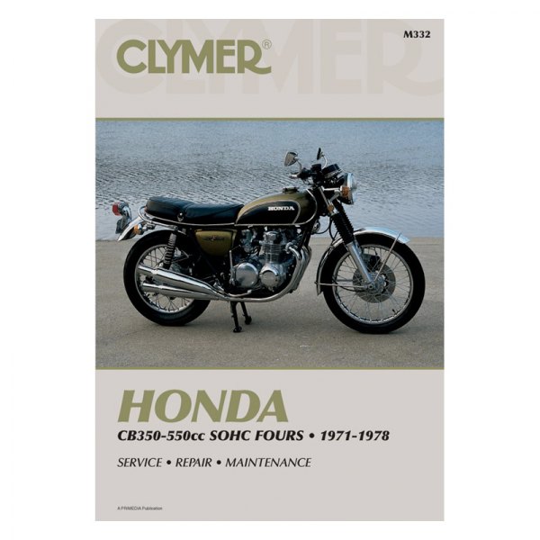 Clymer® - Honda CB350-550cc Fours 1971-1978J132 Repair Manual