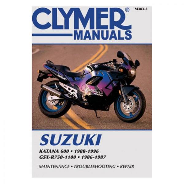 Clymer® - Suzuki Katana 600, 1988-1996 & GSX-R750-1100 1986-1987 Manual