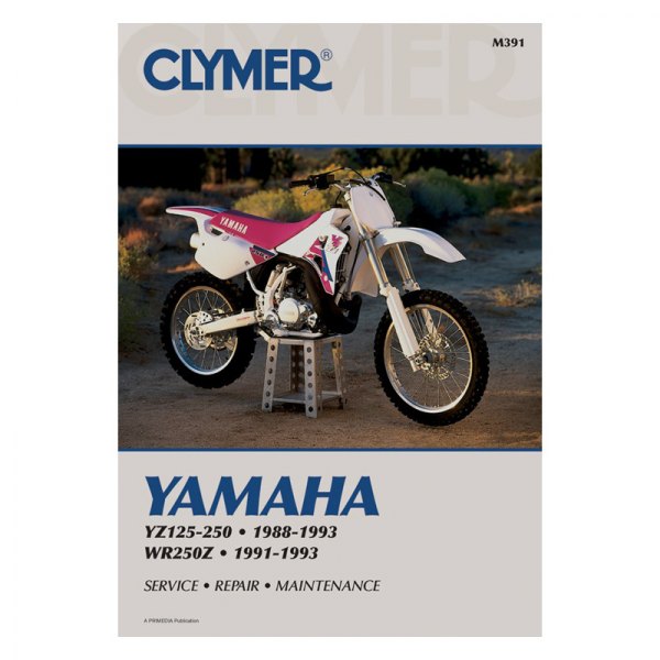 Clymer® - Yamaha YZ125-250, 1988-1993 & WR250Z 1991-1993 Repair Manual