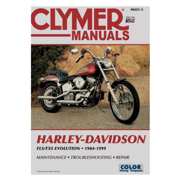 Clymer® - Harley-Davidson FLS FXS Evolution Evo Softail 1984-1999 Repair Manual