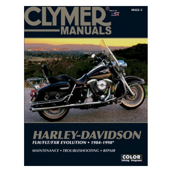 Clymer® - Harley-Davidson FLH/FLT/FXR Evolution 1984-1998 Repair Manual