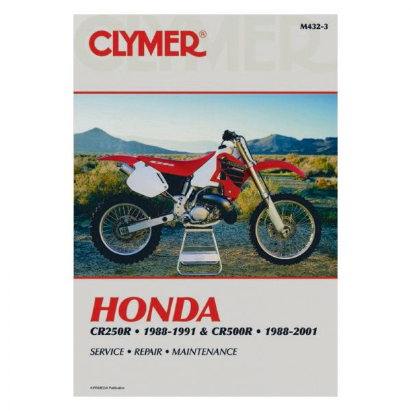 Clymer® - Honda CR250R 1988-1991 & CR500R 1988-2001 Manual