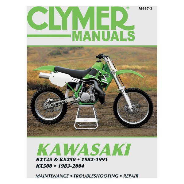 Clymer® - Kawasaki KX125 & KX250, 1982-1991 & KX500, 1983-2004 Repair Manual