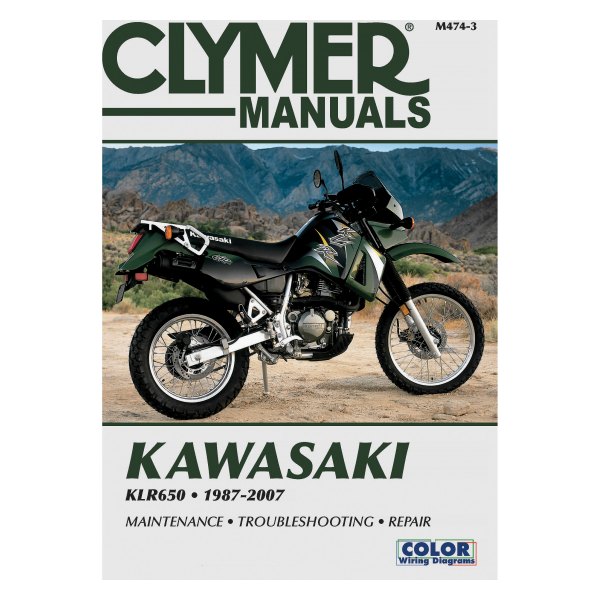 Clymer® - Kawasaki KLR650 1987-2007 Manual