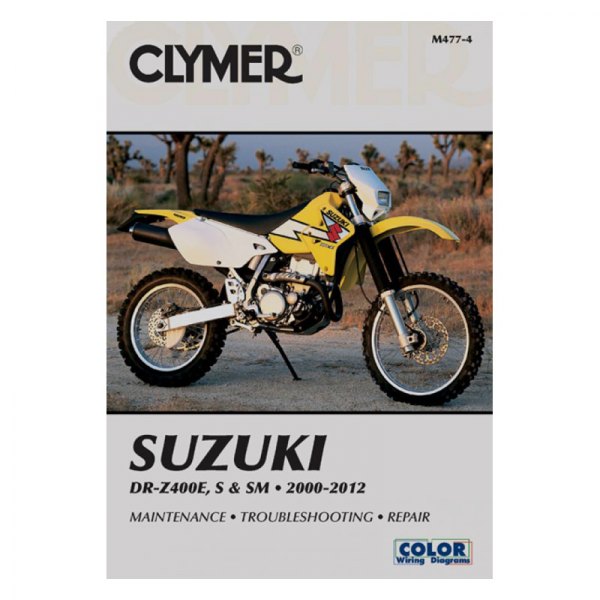 Clymer® - Suzuki DR-Z400E, S & SM 2000-2012 Repair Manual