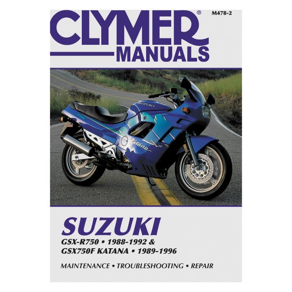 Clymer® - Suzuki GSX-R750, 1988-1992 & GSX750F Katana 1989-1996 Repair Manual
