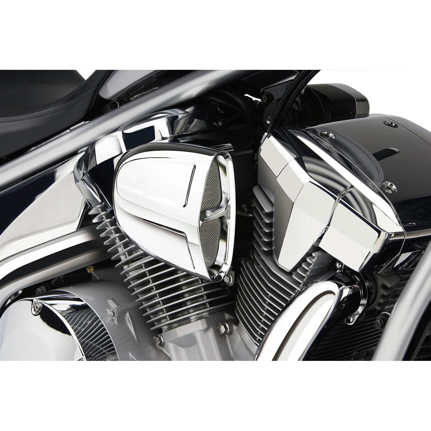 Cobra USA® 06-0119 - PowrFlo Chrome Air Intake System