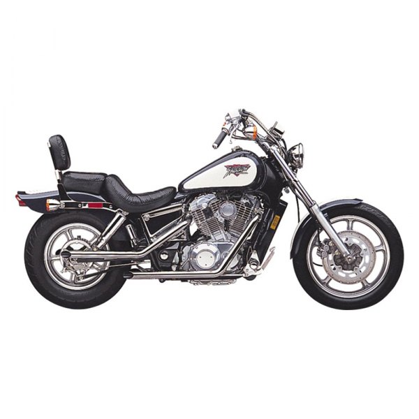 Cobra USA® - 2-2 Chrome Drag Pipe Exhaust System On Vehicle