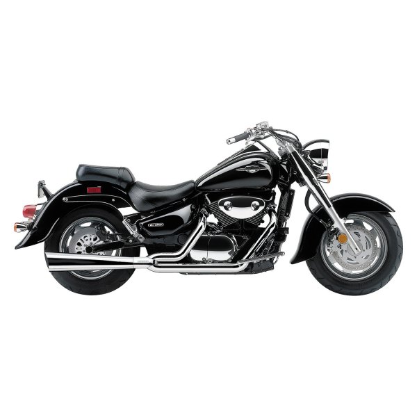  Cobra USA® - Power Pro 2-1 Chrome Megaphone Exhaust System with Heat Shield On Vehicle
