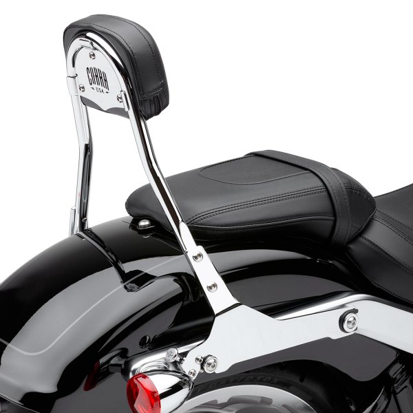 Cobra USA® - Round Chrome Detachable Backrest