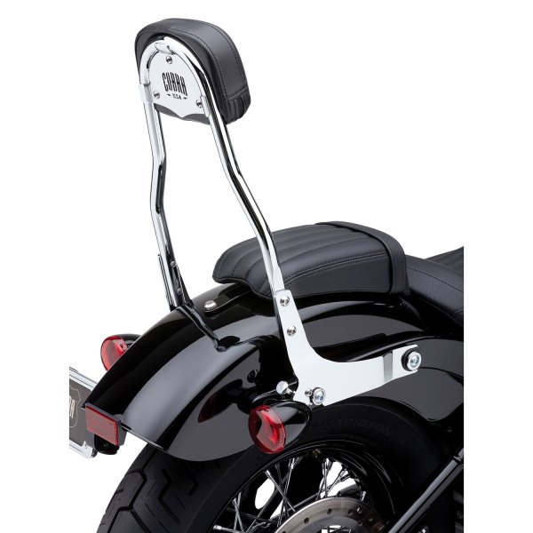 Cobra USA® - Round Chrome Detachable Backrest