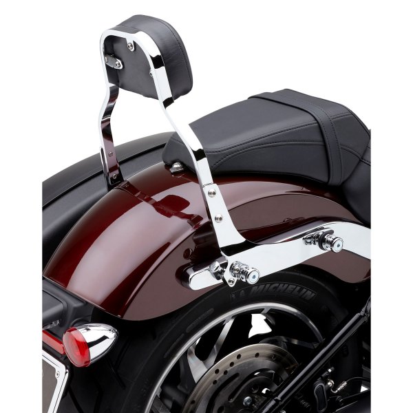 Cobra USA® - Mini Squared Chrome Detachable Backrest