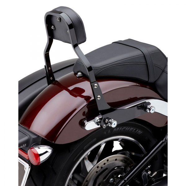 Cobra USA® - Mini Squared Black Detachable Backrest
