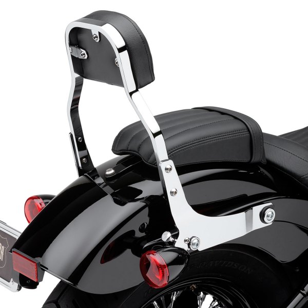 Cobra USA® - Mini Squared Chrome Detachable Backrest