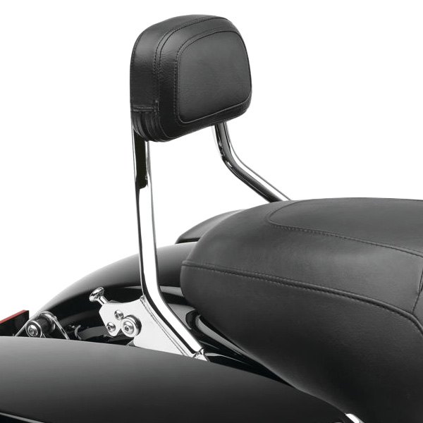 Cobra USA® - Short Squared Chrome Detachable Backrest