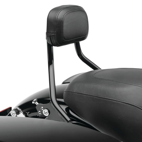 Cobra USA® - Short Squared Black Detachable Backrest