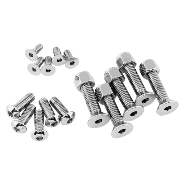 Colony® - Front Chrome Plated Brake Rotor Mount Bolt Kit