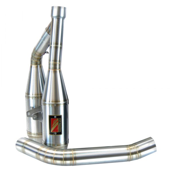 Competition Werkes® - Full Stainless Steel Dual Stainless Steel Slip-On Mufflers with Fender Eliminator and Tail Light Kit