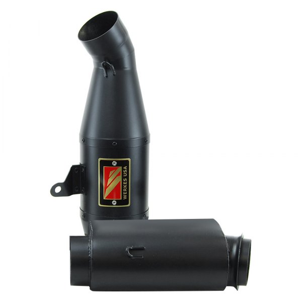 Competition Werkes® - Full Black Velvet GP™ Black Velvet Slip-On Muffler with Resonator
