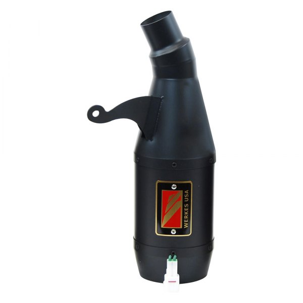 Competition Werkes® - Full Black Velvet GP™ Black Velvet Slip-On Muffler with Rear O2 Sensor