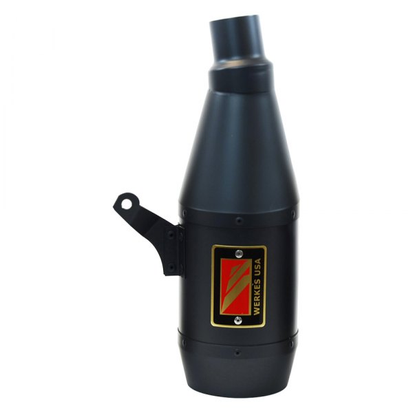 Competition Werkes® - Full Black Velvet GP™ Black Velvet Slip-On Muffler with Forward O2 Sensor