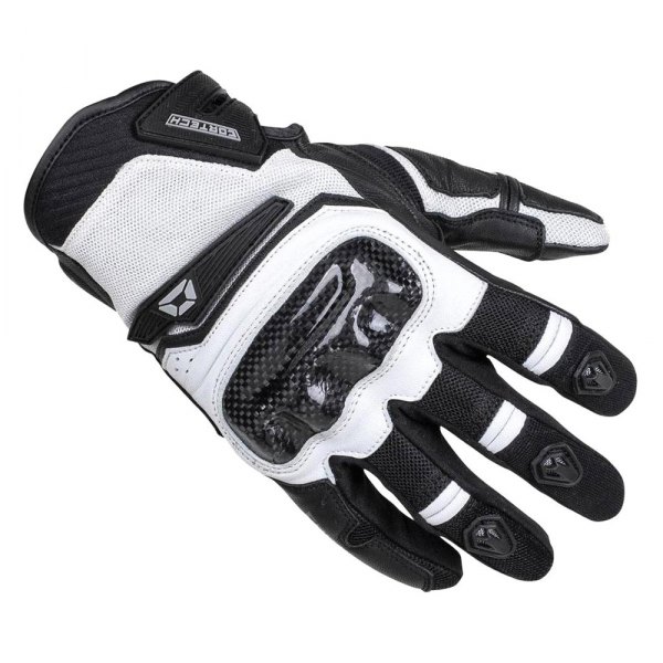 Cortech® - Sonic-Flo Gloves (Small, Black/White)