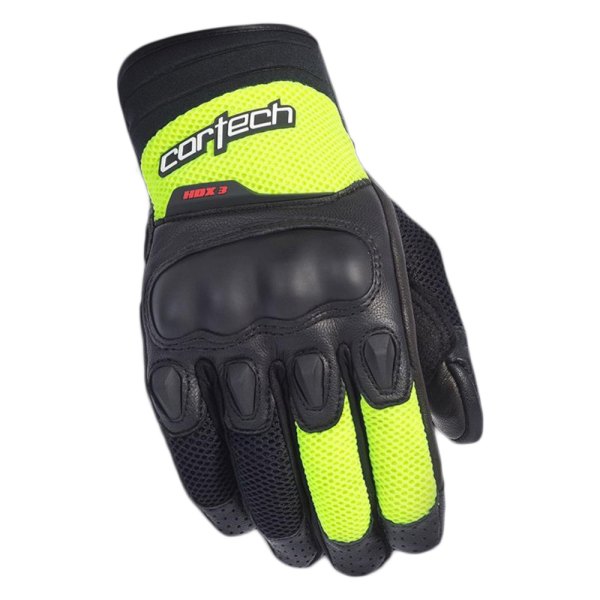 Cortech® - HDX 3 Gloves (X-Small, Black/Hi-Viz)