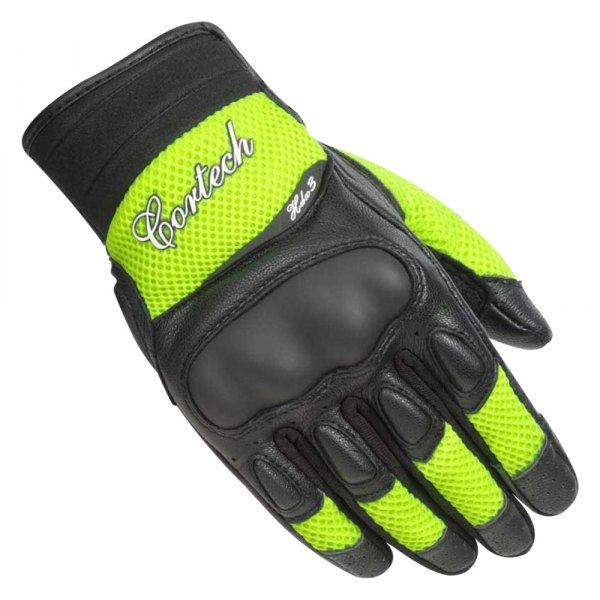 Cortech® - HDX 3 Women's Gloves (Medium, Black/Hi-Viz)