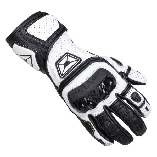 Cortech® - Chicane V1 RR Gloves (Large, Black/White)