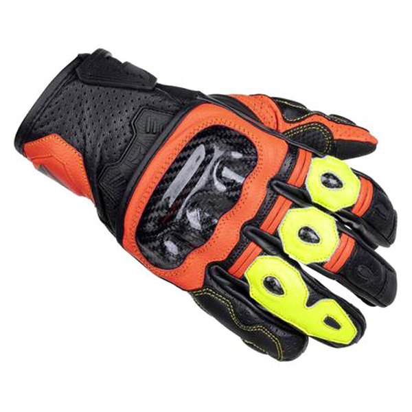 Cortech® - Apex V1 ST Gloves (Small, Fluo Red/Hi-Viz)