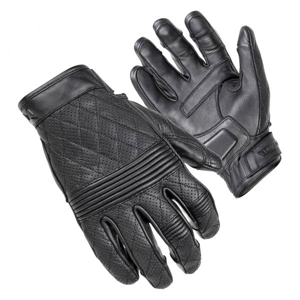 Cortech® - "The Scrapper" Short Cuff Women's Leather Gloves (X-Large, Black)