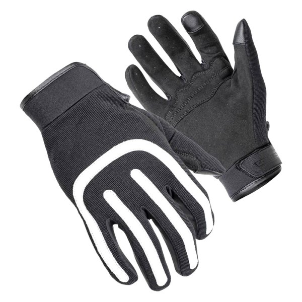 Cortech® - "The Brodie" Moto Styled Gloves (Medium, Black/White)