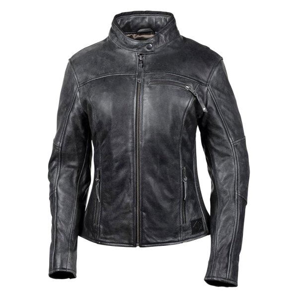 Cortech® - "The Lolo" Women's Leather Jacket (Large (Plus), Black)