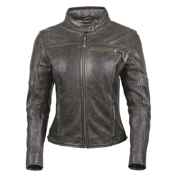 Cortech® - "The Lolo" Women's Leather Jacket (Small, Brown)