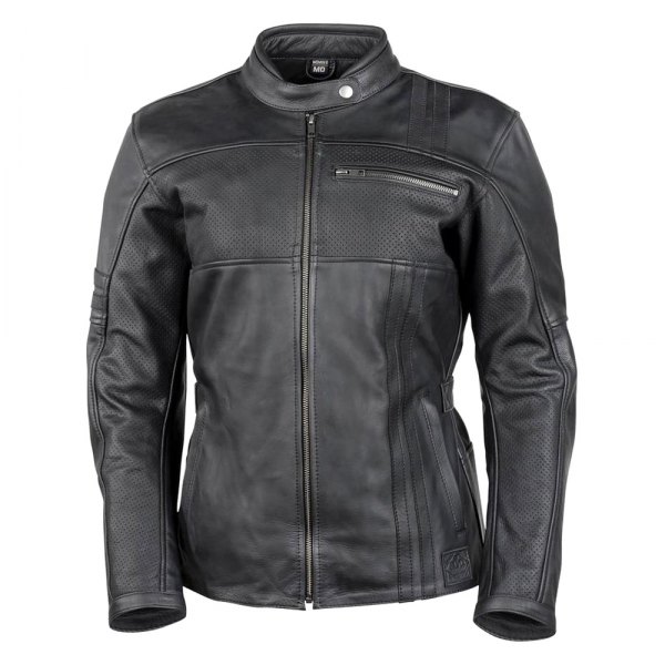 Cortech® - "The Runaway" Women's Leather Jacket (X-Small, Black)