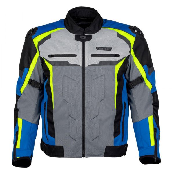 Cortech® - Hyper-Flo Air Jacket (Medium, Blue/Hi-Viz)