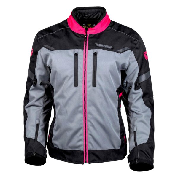 Cortech® - Aero-Tec Women's Jacket (X-Large, Black/Rubine/Gun)