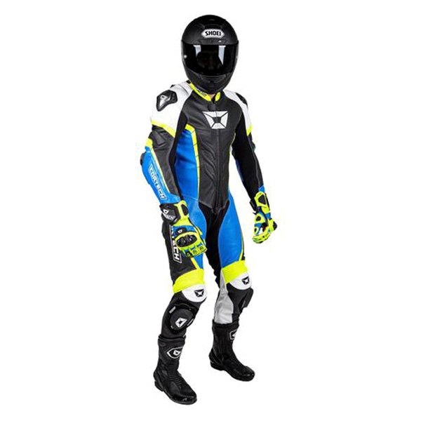 Cortech® - Adrenaline GP 1-Piece Suit (Medium, Blue/Hi-Viz)