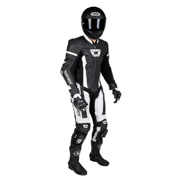 Cortech® - Apex V1 1-Piece Suit (Large, Black/White)
