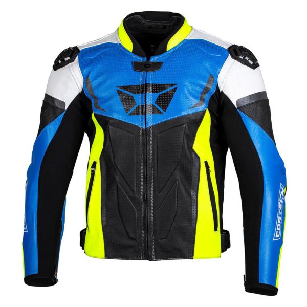 Cortech® - Apex V1 Jacket (Large, Blue/Hi-Viz)