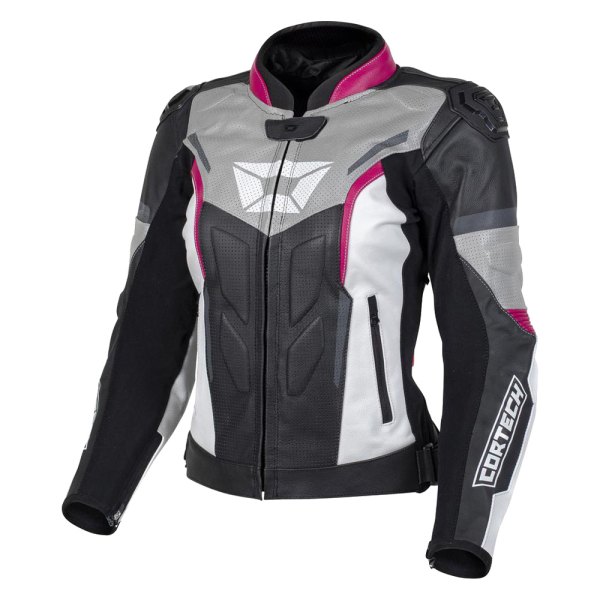 Cortech® - Apex V1 Women's Jacket (Large, Ruby/Gray)