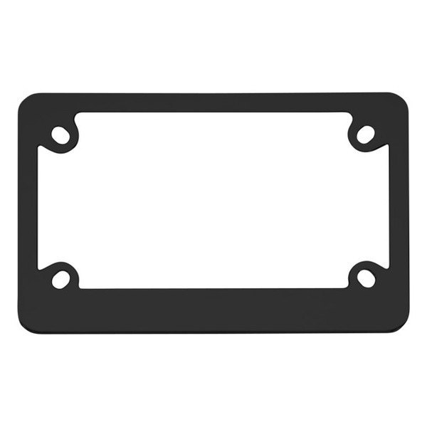 Cruiser® - Classic Style Black Motorcycle License Plate Frame
