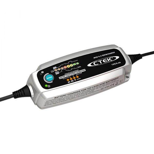 CTEK® - MUS 4.3 TEST&CHARGE™ 12 V Compact Battery Charger