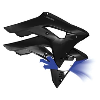 Cycra® - Powerflow™ Black Radiator Shroud