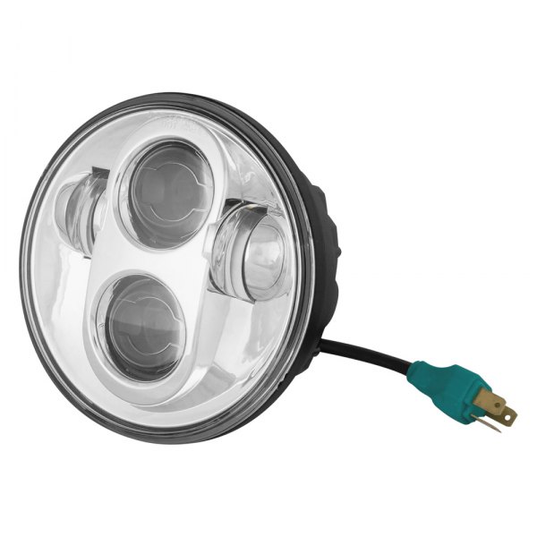 Cyron® - 5 3/4" Round Urban Cree Integrated Chrome LED Headlight