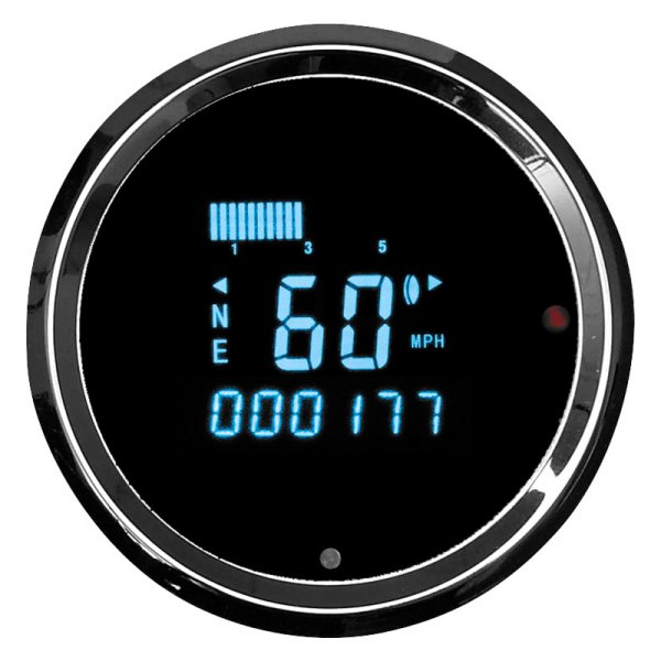 Dakota Digital® - HLY-3000 Series 3-3/8" Digital Performance Speedometer Gauge