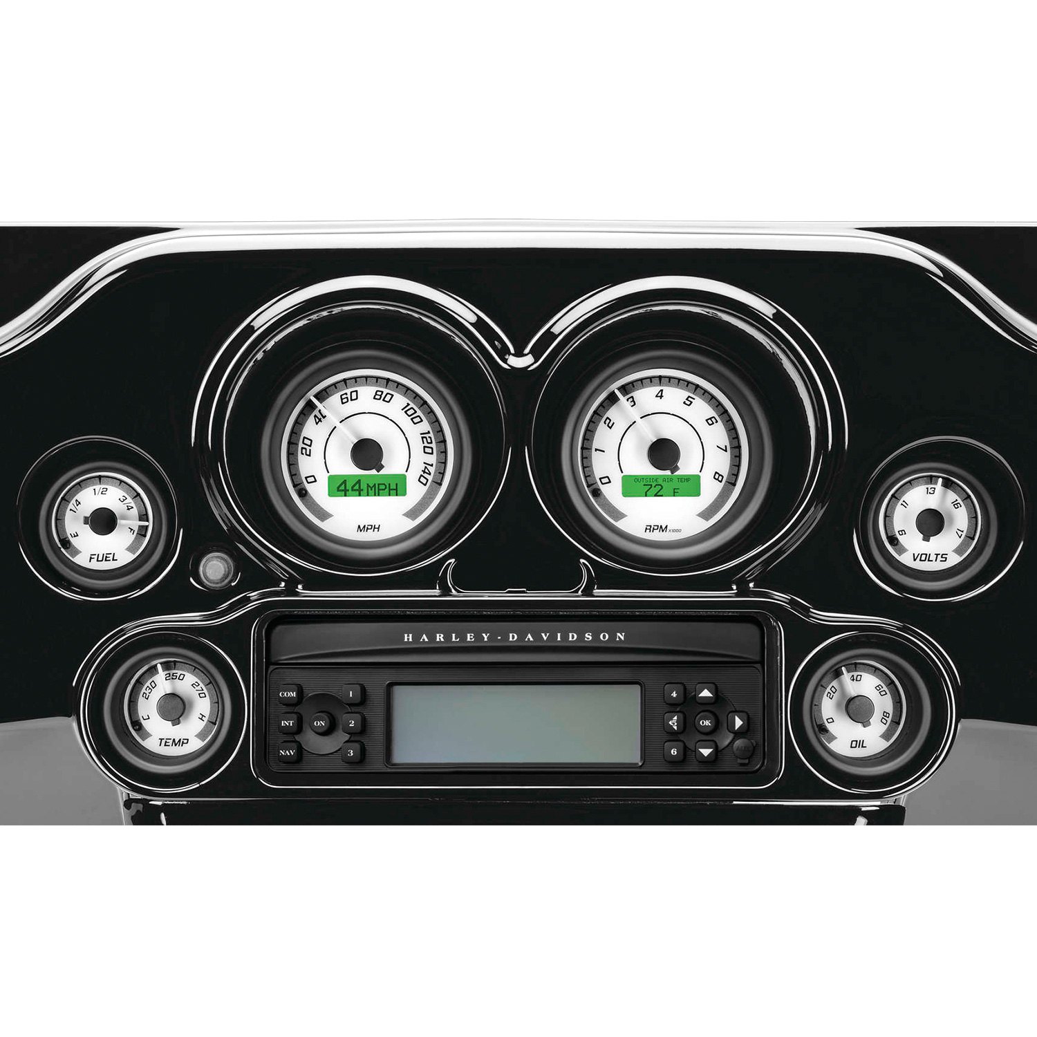 Dakota Digital® Harley Davidson Road Glide Custom 2010 MVX Series 6
